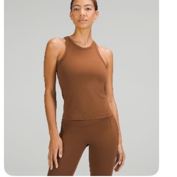 lululemon athletica Tops - lululemon Align™ Waist-Length Racerback Tank Top
Roasted Brown
Size 4